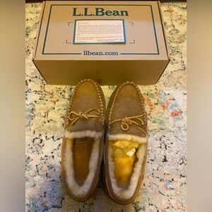 L.L. Bean Tan Suede Loafers